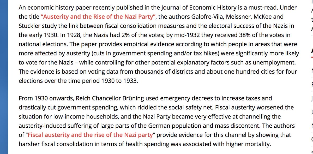 heimbergecon's tweet photo. My text on how fiscal austerity promoted the rise of the Nazis in the early 1930s, and how misremembering Weimar history contributes to unwarranted hyperinflation fears today is now available at @BRAVENEWEUROPE1:

https://t.co/QhrecfXGIE https://t.co/OPhoVCsjcO