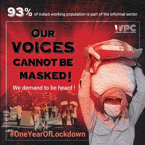AajeevikaBureau's tweet photo. In this way, we highlight how migrant workers’ realities are complex and heterogeneous and cannot be captured by a single “lockdown” narrative. Join us from 24-26 March for our campaign #BeyondTheLockdown! (4/4) #OneYearOfLockdown https://t.co/GduUmbpsmW