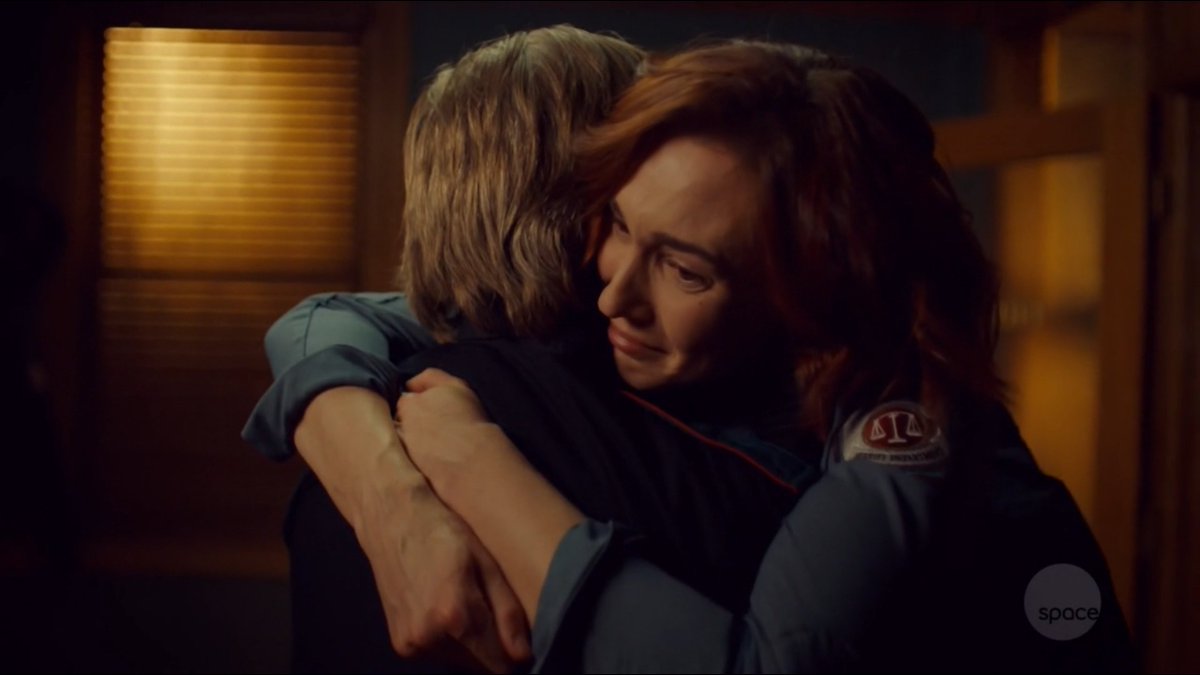 "Everything good that I have in my life is because I came back to the Ghost River Triangle." "Congratulations Sheriff Haught. You earned it."  #WynonnaEarp  #BringWynonnaHome