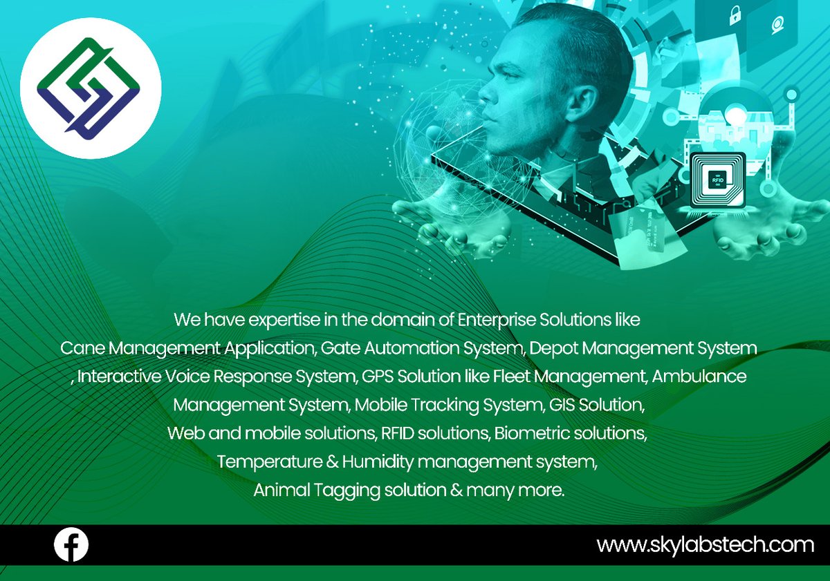 Skylabstech's tweet photo. To Get our Services.
 Visit Our site: https://t.co/fn2bWqtXFV
#GIS #GPS #RFIDSolutions #BiometricSolution #webandmobilesolution #canemanagement #fleetmanagement #GateAutomation #ambulancemanagement #animaltagging #humiditysensor #IVR #depotmanagementsystem #trackingsystem https://t.co/J0mNcTmJHo