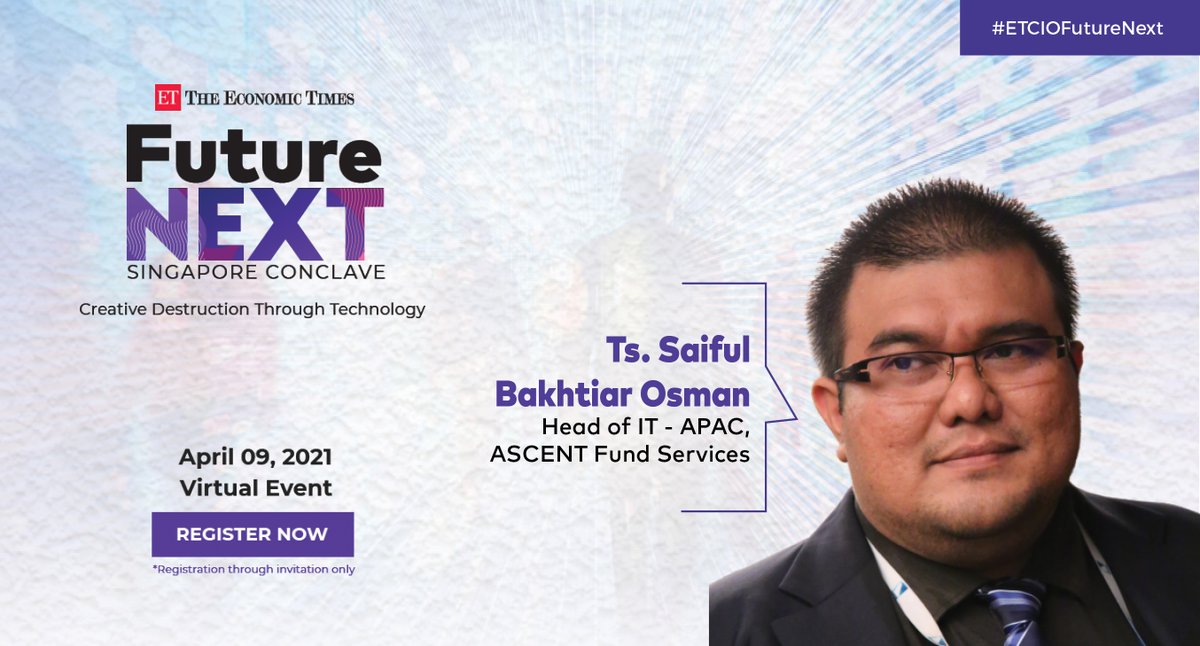 ET_CIO's tweet photo. It's time to REGISTER for #ETCIOFutureNext &amp; learn "Creative Destruction Through Technology" from our Extraordinary Speakers! 
Don't miss an interesting session where we explore how #CIOs have taken centerstage in the Post Covid Era : https://t.co/hBguQGHBu1 https://t.co/Ei00wbTrKP