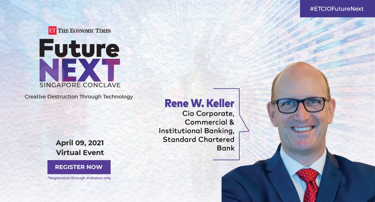 ET_CIO's tweet photo. It's time to REGISTER for #ETCIOFutureNext &amp; learn "Creative Destruction Through Technology" from our Extraordinary Speakers! 
Don't miss an interesting session where we explore how #CIOs have taken centerstage in the Post Covid Era : https://t.co/hBguQGHBu1 https://t.co/Ei00wbTrKP