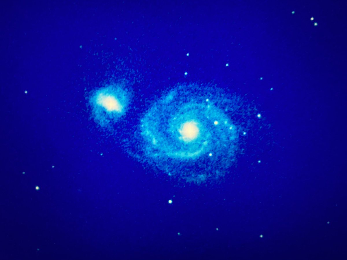 MikeStraka2's tweet image. Just one of 50x120s from @VisitCalistoga tonight.  Will have to wait for tomorrow to process.  M51.  Thank you #sharpcap #phd2 @MeadeInstrument