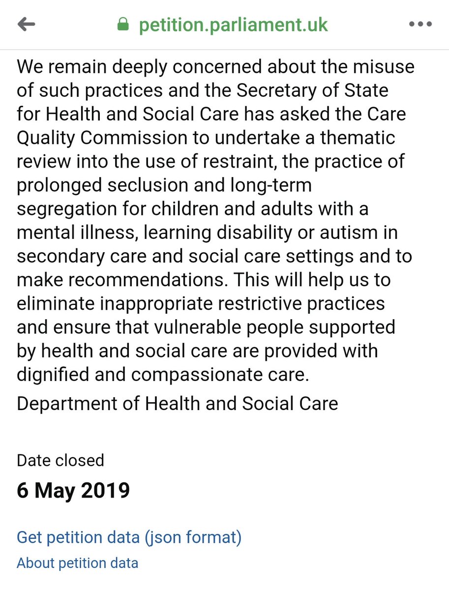 AnnaKennedy1's tweet photo. @KeeleyMP I signed a petition which received over 45k signatures and the Government responded in 2019. Since then 225 autistic children's are still being detained many hundreds of miles away. This is unacceptable I cannot even imagine what these families are going through.
 #autism #ATUs https://t.co/PvBoFTiPIZ