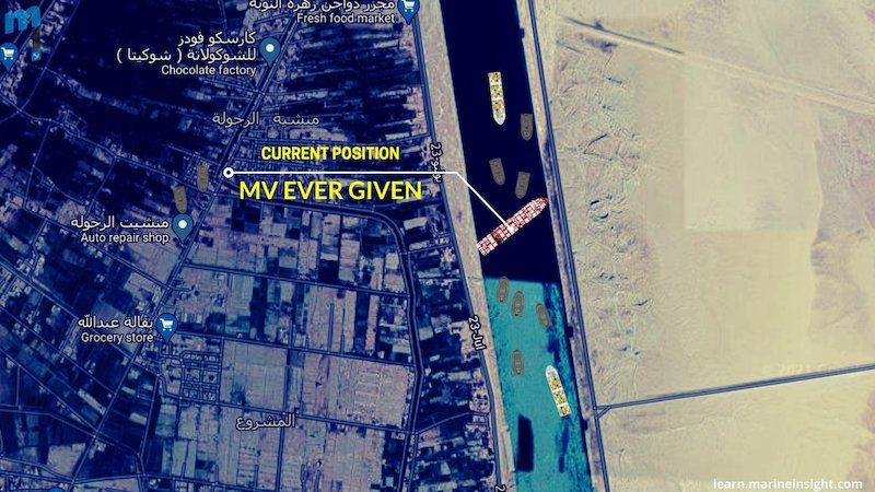 BREAKING -- 20,000 TEU MEGA SHIP AWKWARDLY GROUNDED IN SUEZ CANAL - BLOCKS BOTH WAY PASSAGE

Read More - marineinsight.com/shipping-news/…

#grounding #Shipping #container #suezcanal #Suez #maritime #seafarer #ACCIDENT