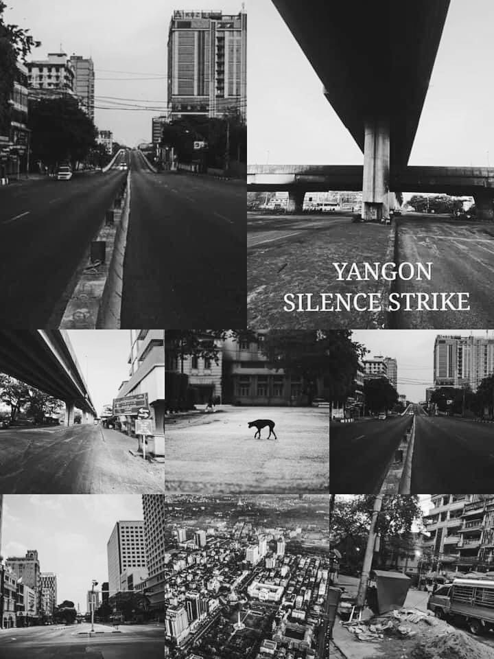 Jessicadaao's tweet photo. Silent Revolution  ||| #WhatsHappeninglnMyanmar #Mar24SilenceStrike #SilentStrike https://t.co/O9yrlBV9kt