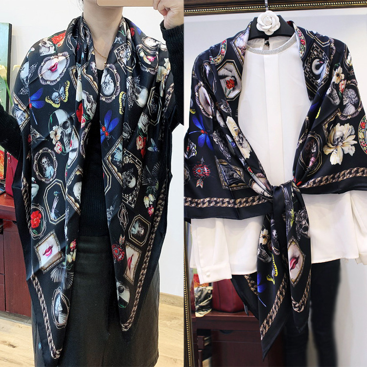 Peter82115353's tweet photo. Skull Pure Silk Scarves https://t.co/YSH3Bf5g5N
