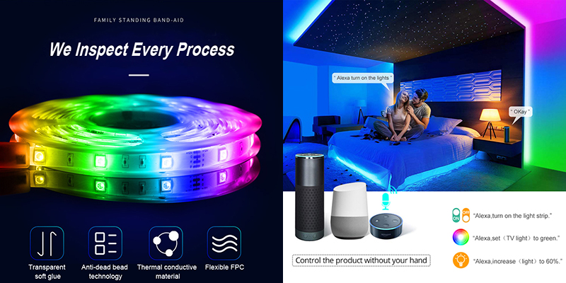 PresidentLed's tweet image. Smart WiFi LED Strip Light

#RGB #ledstrip #striplight #smartlight #smarthome #Google  #AleXa #VoiceControl