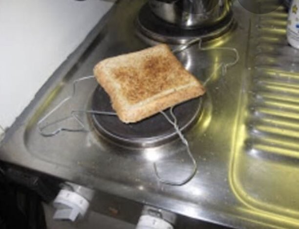 EdmABCanada's tweet photo. @roryreckons True story.... toast anyone? #WireHanger #Poverty https://t.co/KDv6rl7ath