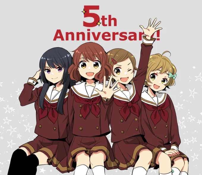響け!ユーフォニアム5周年記念ディスク「きらめきパッセージ」発売日?ブックレットにイラストコメントを寄稿させていただきました。
そしてまもなくアニメ放映6周年、久美子3年生篇も楽しみです! 