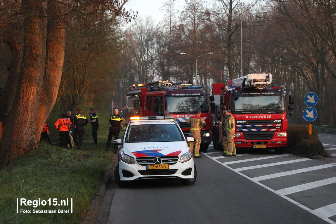 Melding hulpdiensten Boslaan Leidschendam