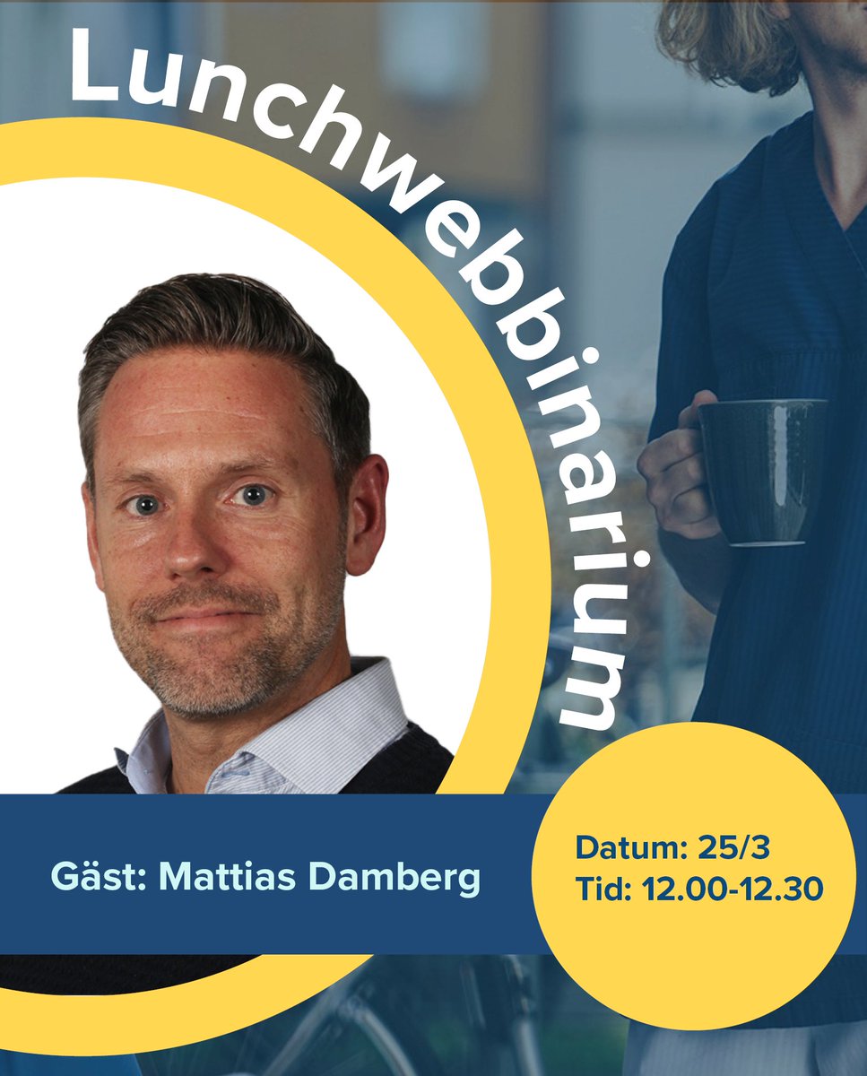 SISTA CHANSEN! Lunchwebbinarium med gäst Mattias Damberg, torsdag 25/3 kl. 12-12:30 - mailchi.mp/collabodoc.com…
