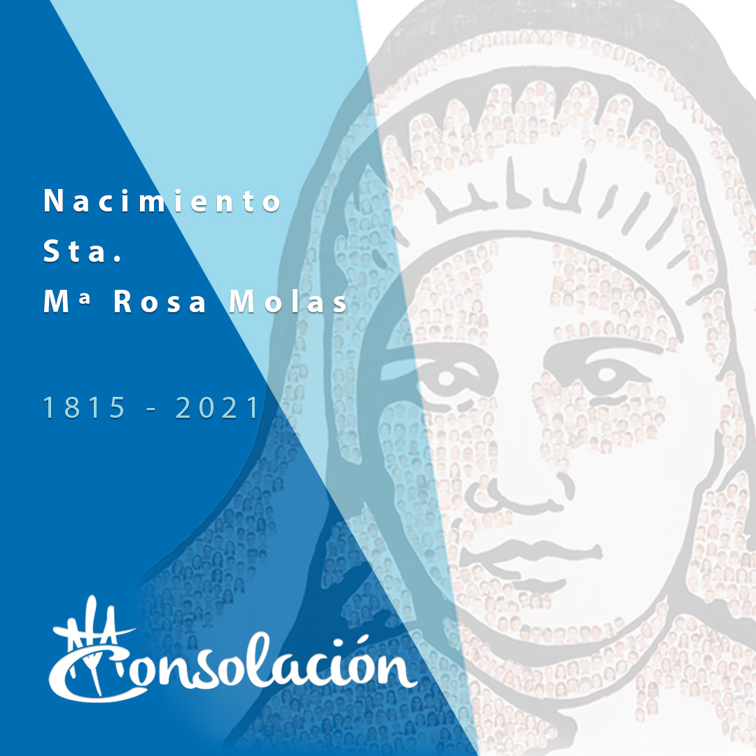 ConsolacionNSC's tweet photo. Hoy, #24M, celebramos el día del nacimiento de Sta. María Rosa molas. Fue hace 206 años, #MRM Maestra en Humanidad, llenaba de alegría su casa. Humanidad  visible en la escucha, la cercanía, en cada gesto de consuelo, en su mirada atenta  en su ternura  #MRM206 #SerConsolación https://t.co/Ee1AHHdwyS