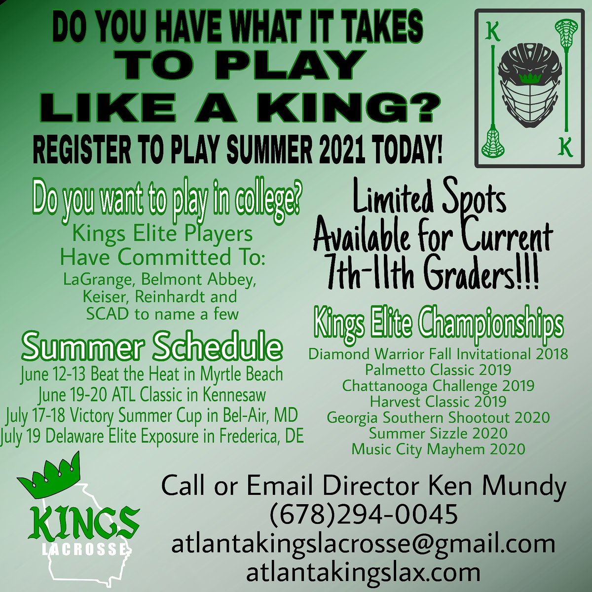 kings_atlanta's tweet photo. #playlikeaKing #becomeaKing #Summer2021 https://t.co/4XDZU1vgFu