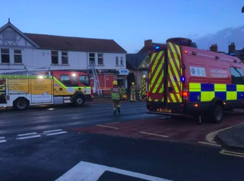 We have reporters at the scene of a large fire in Carlisle. Homes have been evacuated and Scotland Road is closed. More to follow.