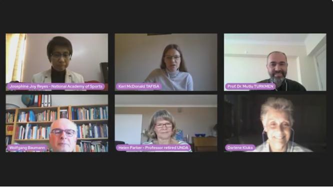 SportPhil_Mgmt's tweet photo. We now have #TAFISA to discuss on Digitalizing Sport and Physical Activity for Girls and Women through Innovation and New Technologies.
#SWEEP2021
#GoforSWEEP
#SportsTogether https://t.co/5pPsZzAkr8