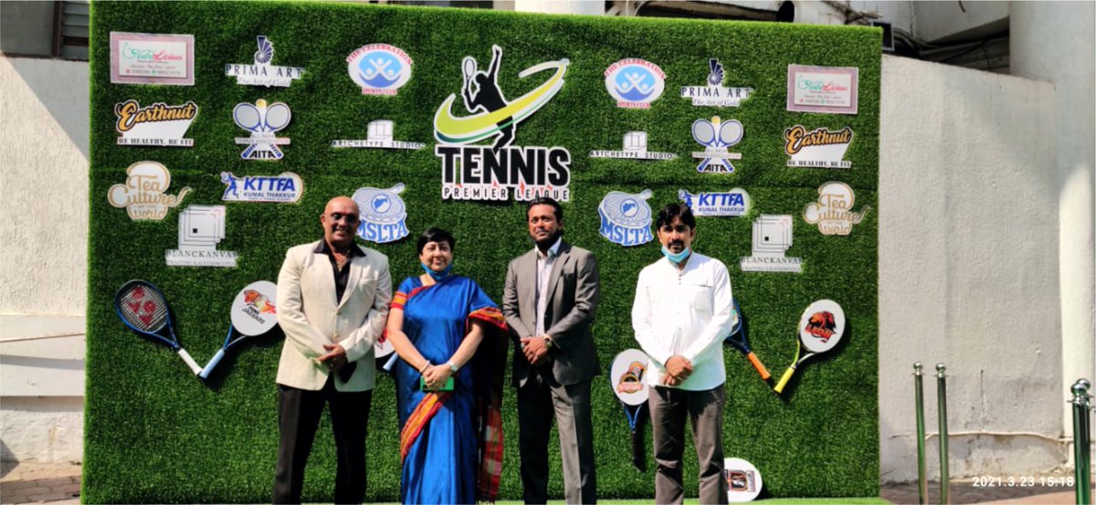 LavekarBharati's tweet photo. Attended #GrandAuction of The #Tennis_Premier_League season 3 as an Chief Guest, Congratulations @Leander, @tplsport , @kunalthakkur & Entire Team for encouraging People to participate in sports. Also Present Were Hemant Nair Ji & Local Corporator Yogiraj Dabhadkar.
#FitIndia https://t.co/HqBSjjMP1U