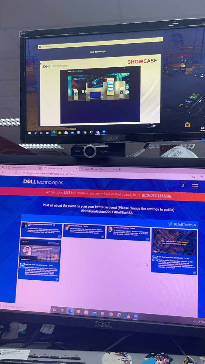 karkazzz's tweet photo. Webinar #intelligentfuture2021 #dellTechSA https://t.co/hNUF0ZHqdC
