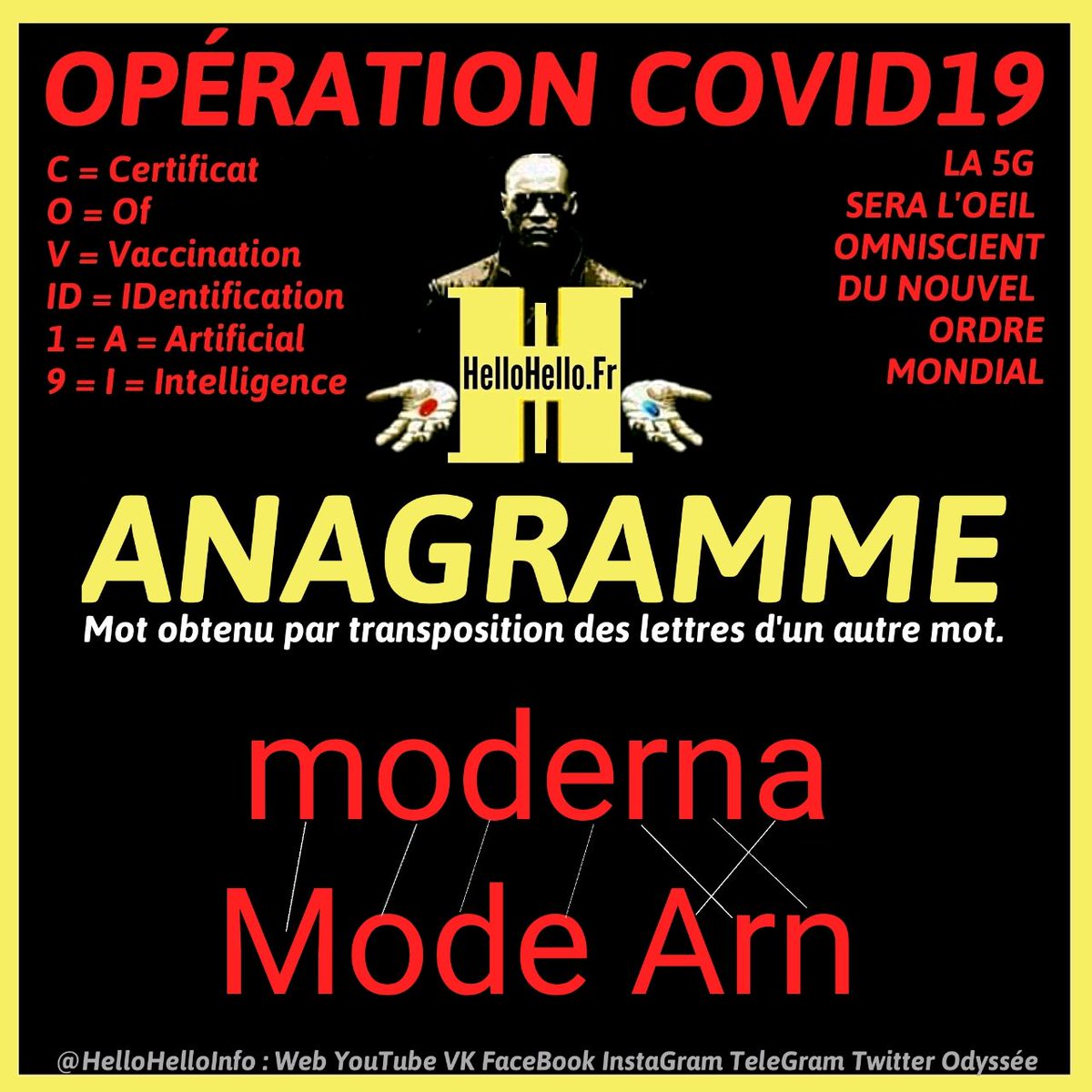 HelloHelloInfo's tweet photo. ☞ #HelloHelloInfo #HelloHelloFrance #Éveil #InfoAlternative #InfoDuPeuple #LanceurdAlerte #Solidarité #GlobalDebout #ConvergenceDesLuttes #OnVautMieuxQueCa #GiletsJaunes #GJ
➡️ TeleGram
https://t.co/Rg5XNr81Z8
➡️ PAGE V K
https://t.co/6ThZO3eXCJ
A PARTAGER MASSIVEMENT ✊ https://t.co/wQD7r2hCSd