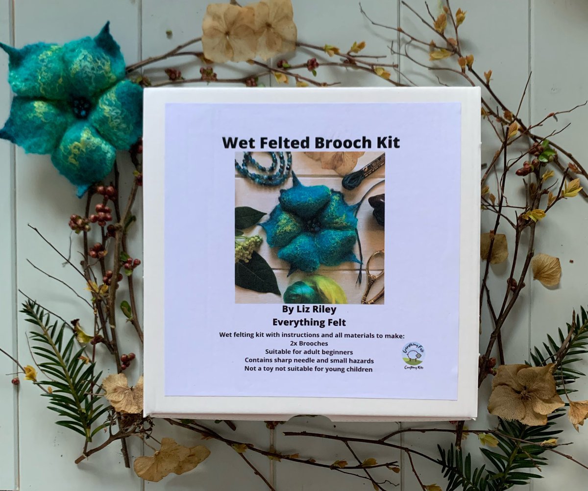 everything_felt's tweet image. Fancy trying out wet felting? My new wet felting brooch kits are now available in my Shop. 
everythingfelt.co.uk