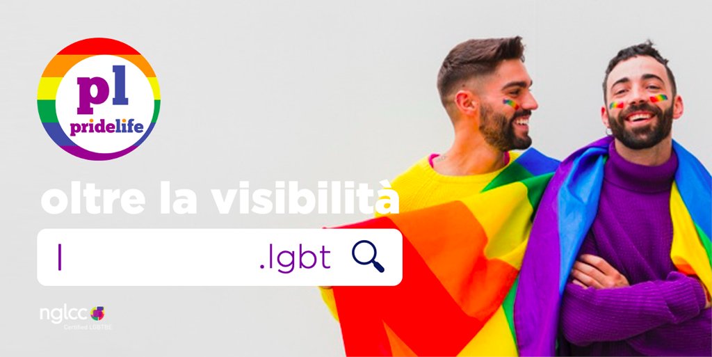 Mostra la tua visibilità registrando un dominio .LGBT scontato del 10% e parte del ricavato sarà donato a <a href="/Arcigay/">Arcigay</a> in collaborazione con <a href="/PrideLife_DWD/">PrideLife</a>. Tutte le info su arcigay.lgbt/domini

#Italia #LGBT #LGBTI #community #organisations #networks #pridelife #dotLGBT