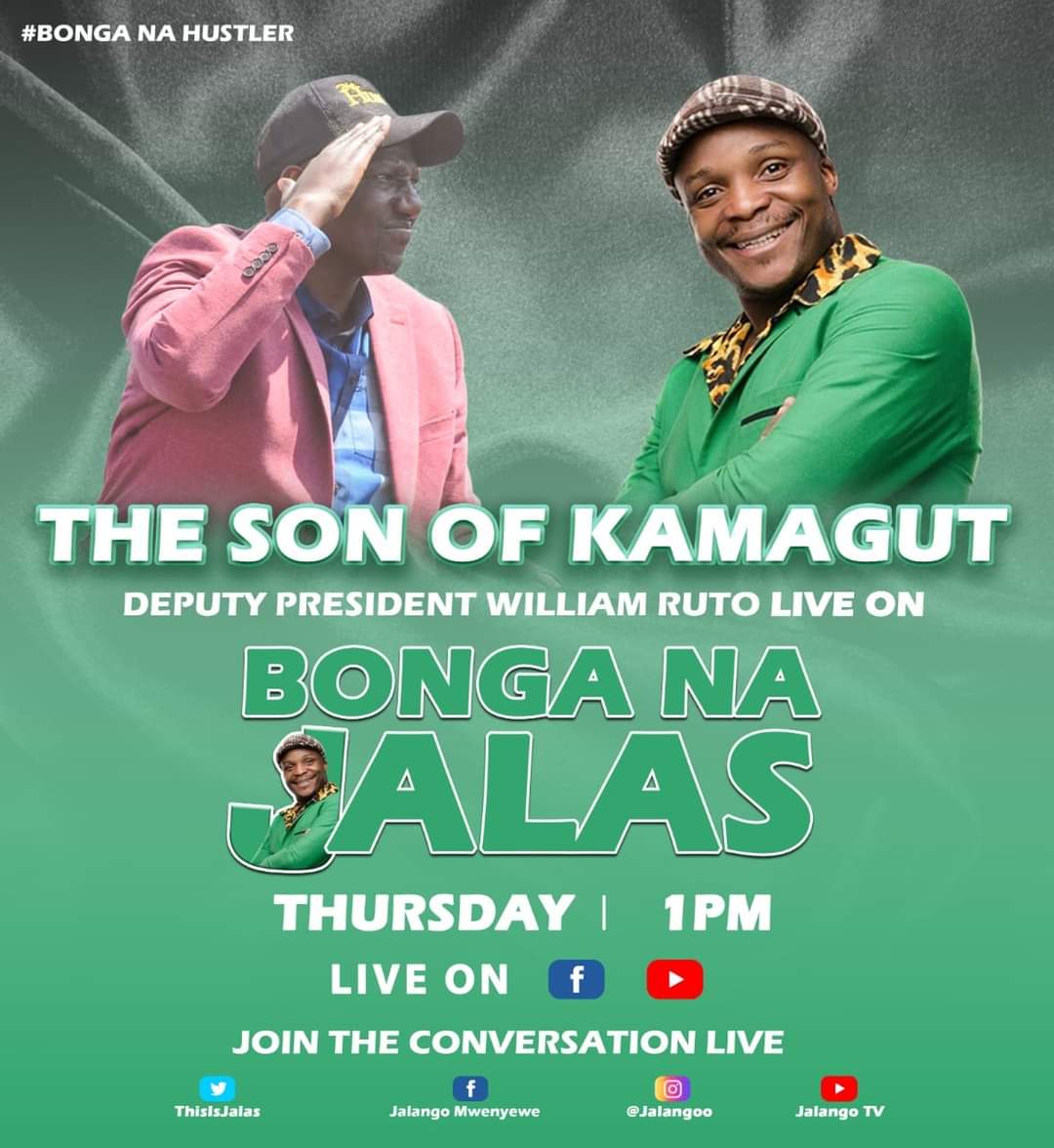 KifalmeEnt's tweet photo. Tomorrow @JalangoMwenyewe will make history!! His page n youtube will be the most viewed in east africa, coz the 5TH will be live, @WilliamsRuto. Cc: @OleItumbi #teamhustlerNation #bonganajalas https://t.co/QWlaQlgsLS