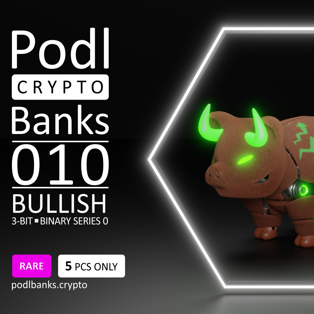podlbanks's tweet photo. Bullish and Bearish Podls up for adoption @rariblecom!

5 x 🐻Bearish Podl Available here: https://t.co/GCDJ6Ag9ty

3 x 🐂 Bullish Podl Available here:
https://t.co/BhsmgKn5S4

For those Bullish or Bearish on crypto!

#nft #nfts #nftcollectors #nftcollector #NFTCommunity https://t.co/q1eHf35VD6