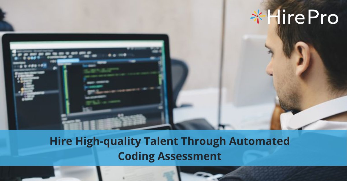 Hirepro_recruit's tweet image. With over 10 million successful assessments served, our automated platform is trusted by leading technology enterprises for freshers and advanced hires.
To know more, visit: bit.ly/3cotPp2
#codingassessments #codinglife #assessments