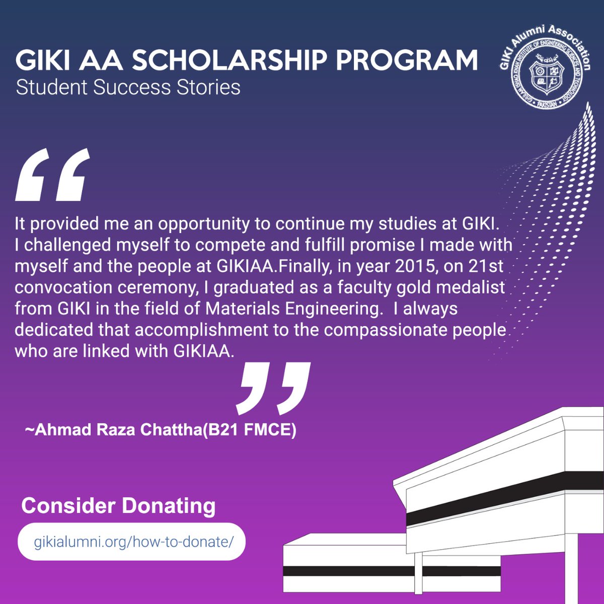 GIKIAlumni's tweet photo. Please make a commitment to pay your Zakat to GIKIAA
Please consider giving $25, $50, $100, $250, $500,
$1,000 or whatever you can.
REMEMBER: Contributions to GIKIAA are Zakat-eligible.
Donate now: https://t.co/ngFORyOvS4
#GIKIAA https://t.co/aBGpI7MsUU