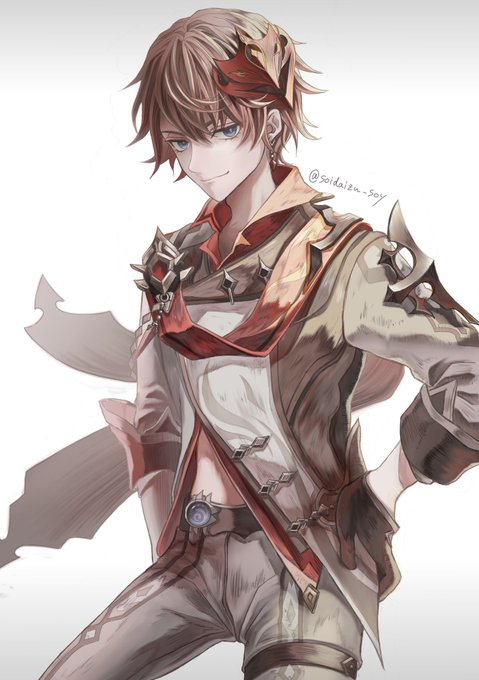 タルタリヤ復刻楽しみすぎて描いた～～<縦長のためタップ推奨>#原神 #genshinimpactfanart #原神イラスト #GenshinImpact #Genshin #タルタリヤ #Childe #tartaglia 
