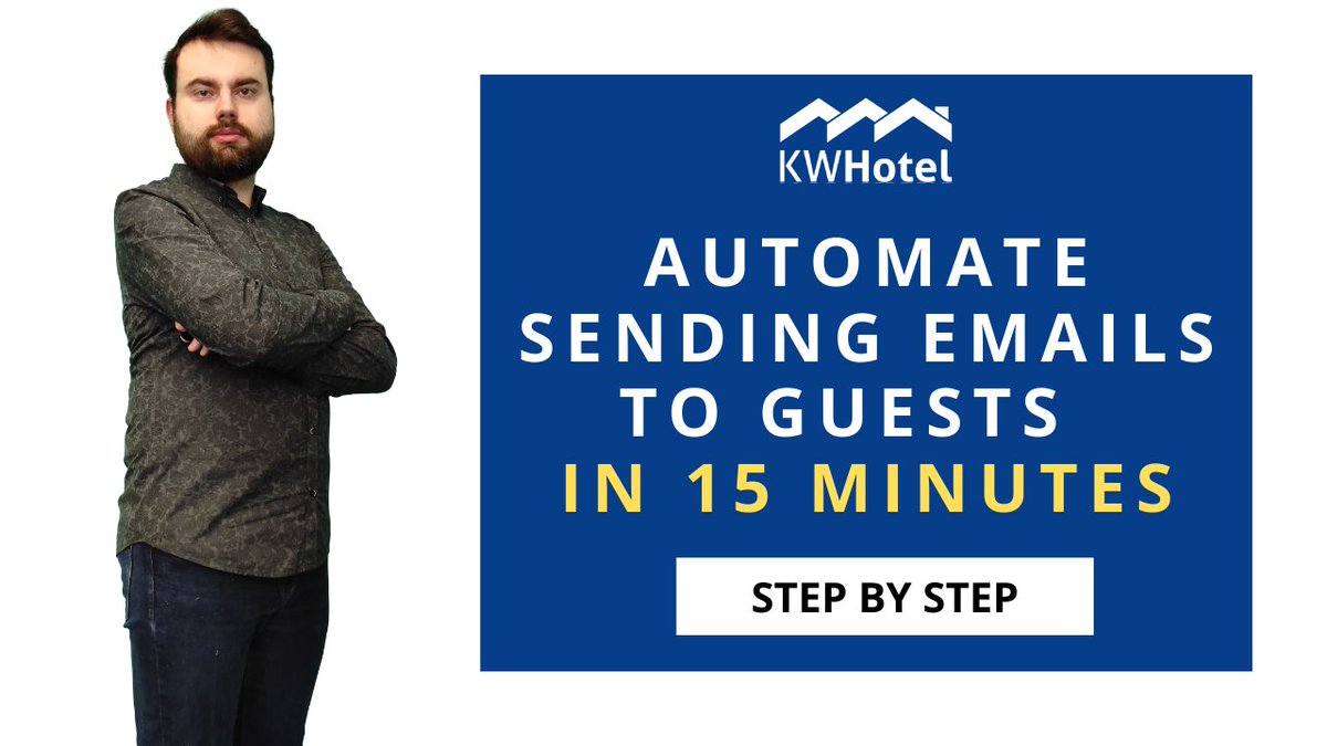 KWHotel_PMS's tweet photo. ✅ [FREE TUTORIAL] Learn in just 15 minutes how to send automated emails to hotel guests: https://t.co/HQWXevQN9h https://t.co/OA2yhkFhEz