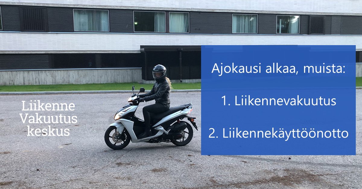 LiikenneVK's tweet photo. Kevään ajokausi alkaa – Muista hoitaa ajoneuvoon liittyvät velvollisuudet, laiminlyönti tulee kalliiksi! Ennen kuin moottoriajoneuvolla lähtee liikkeelle, tulee hoitaa kaksi tärkeää velvollisuutta: liikennevakuutus ja liikennekäyttöönotto. Lue lisää:
https://t.co/WPYvOIfH0J https://t.co/VKg6lPkzLm