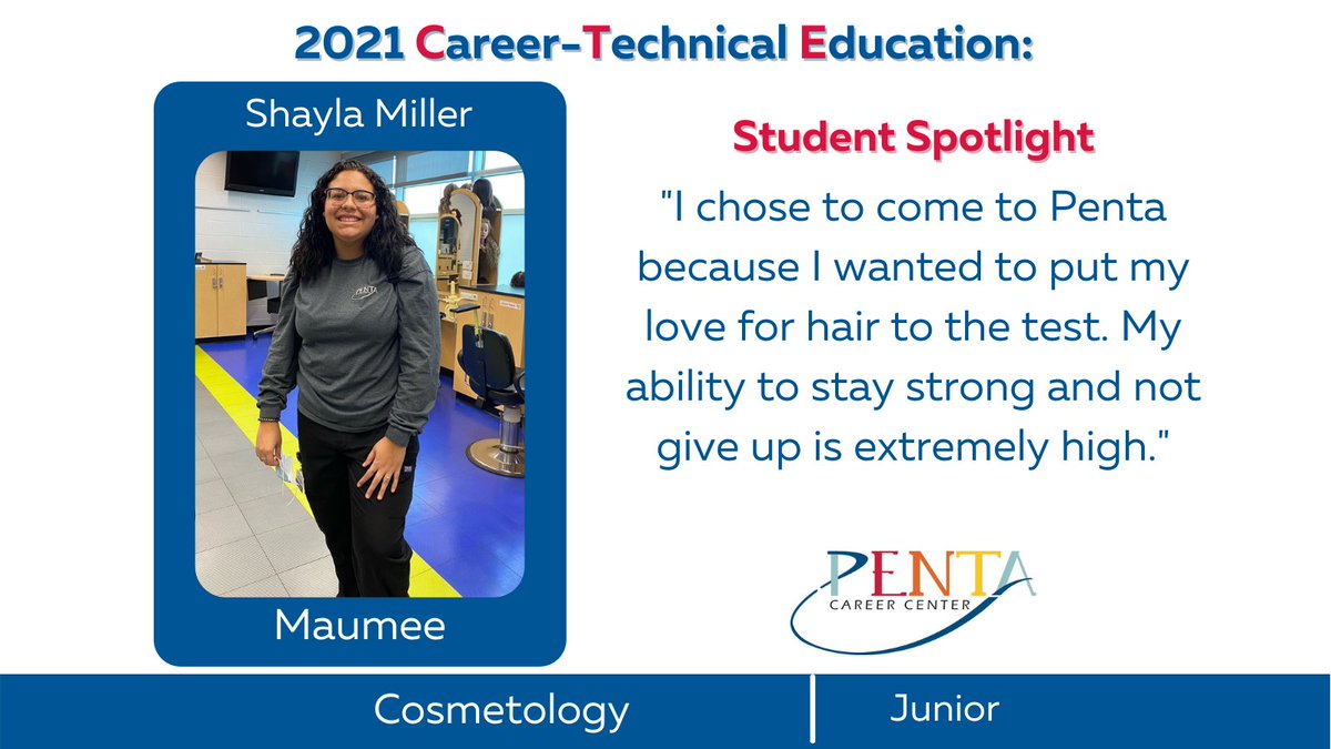 pentacareerctr's tweet photo. We’re excited to share more Student Spotlights with you! Read about their personal experiences at Penta!

⭐️ Shayla Miller
⭐️ Rylee Ramsey
⭐️ David Williamson
⭐️ Cora Jess

#PentaPride #PerfectEffort @ryan_rlee https://t.co/JjdFjiD8Kl