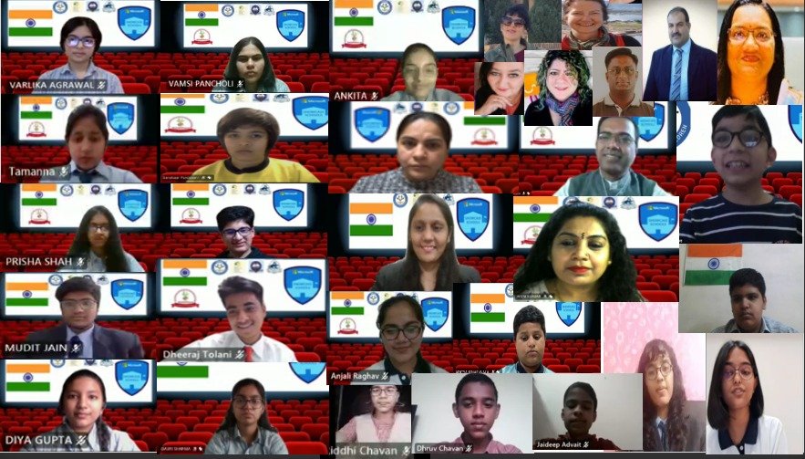 Krupali_Sanghvi's tweet photo. @AnthonySalcito #EASE4Peace team, feeling hopeful to inspire educators Worldwide and join hands globally to Raise Empathy and Valuebuilding skills right from early education, make this world a better place to live &amp; promote Global Peace @MicrosoftEDU
#E2 Day3 #TechForGood @DinaMGhobashy @ceskil1 https://t.co/9n296xmCSI