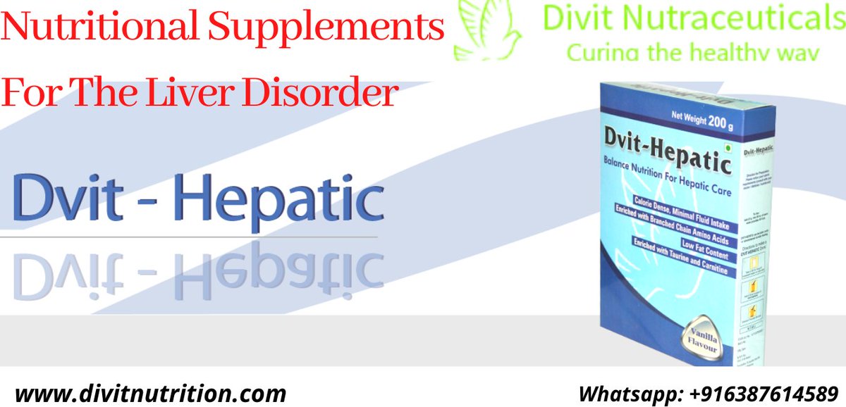 #Dvit-hepatic is specially formulated #nutritional #supplement for the #liverdisorder.
Dvit-hepatic has higher #carbohydrate content ..
Visit: divitnutrition.com
#NutritionalSupplementsOnline #FoodNutritionandSupplementsManufacturerinindia
#TopProtienSuppilersinIndia