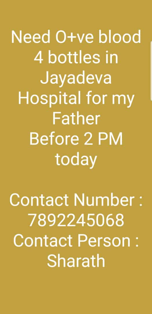 sandyloves2eat's tweet photo. #Bangalore @BloodDonation  @bhogleharsha @doddaganesha #Bloodbank @BloodAid @RCBTweets @BangaloreTimes1 @BangaloreTimes1 https://t.co/11noWnSS9J