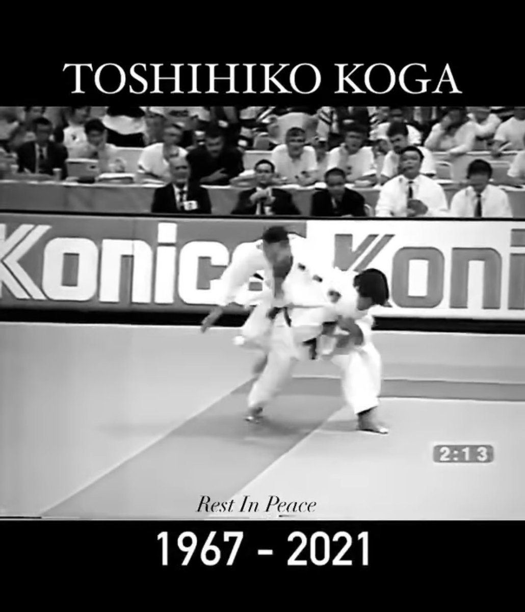 Our Judo family has lost a massive champion RIP @koga_toshihiko inspirational judo #explosive #judofamily #rip