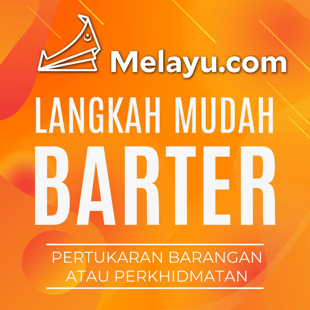 melayucom's tweet photo. Projek Barter di https://t.co/6FAz6LnIdf kini dilancarkan. Objektif Barter adalah untuk menekankan amalan bersedekah ke arah masyarakat prihatin. 

Anda mempunyai masalah seperti berikut? 
🔴 Barang masih elok tetapi sayang nak buang https://t.co/OKui1r9K1i