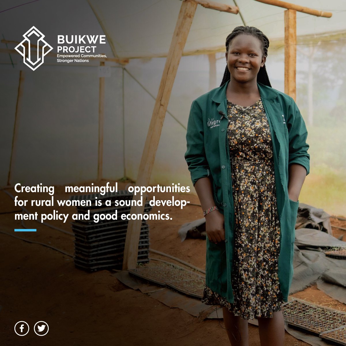 The failure of rural communities to deliver decent work for the women affects national, as well as community economies and threatens stability.

#BuikweProject
#ChooseToChallenge 
#SmartFarming