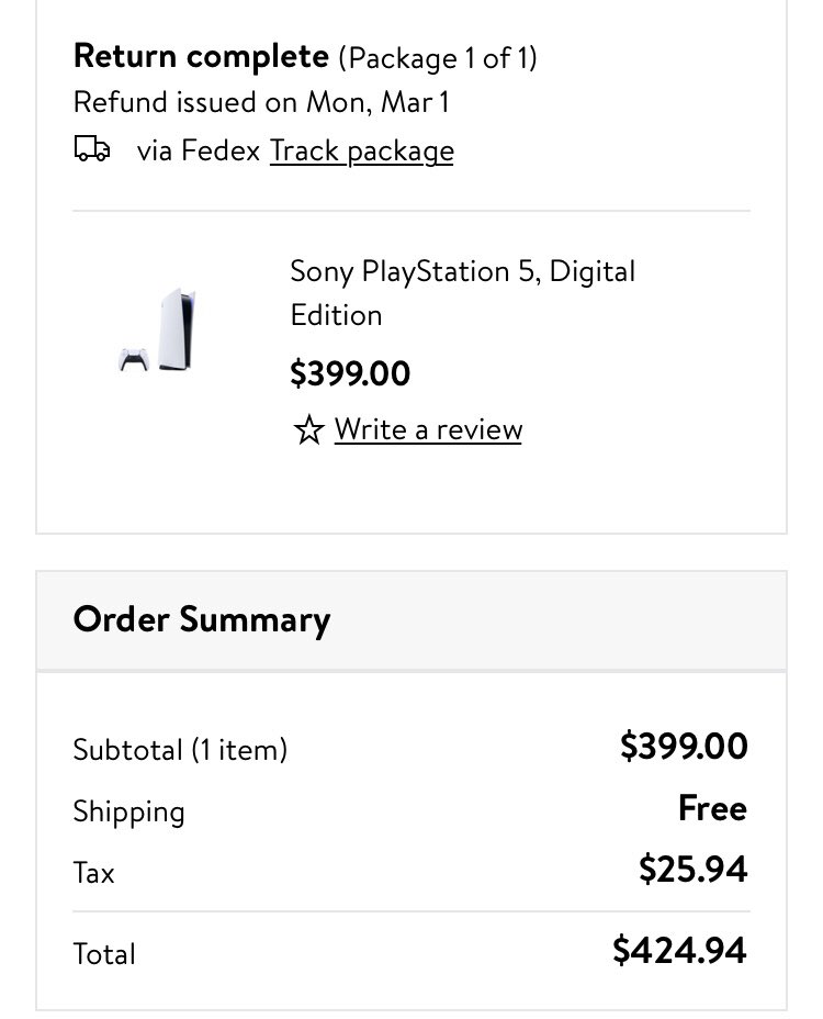 MorningstarXe's tweet photo. Just got a free PS5. I ordered one from Walmart and got it refunded! Thanks Morningstar 🔥 I only paid 20% off the total and I paid after confirmation! Shoutout to #hhmarketplace https://t.co/MmuBRNN5Tn