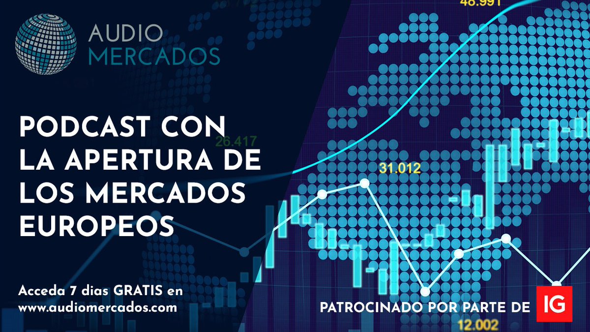 AUDIOmercados's tweet photo. Acceda ya a todas las claves de la sesión a través de nuestro MORNING CALL gracias al patrocinio del broker @IGEspana 

#YouTube: https://t.co/9SiwCyLJ07

#FelizMiércoles #dax30 #ftse100 #ibex35 #cac40 #estx50 #Biden #Powell #FED #brexit #OOTT #Yellen #Pfizer #Astrazeneca https://t.co/yy8up4q8qV