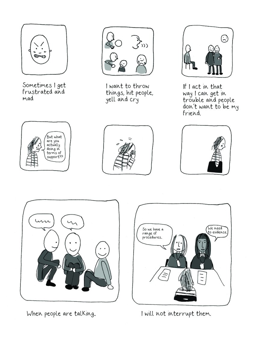 _MissingTheMark's tweet photo. An autistic child, a difficult parent and another laminated sheet but who saw us? 
Instructions on how to behave or how to make friends is not a marker for success, these are neurotypical standards, decided by neurotypicals. 
Change the environment, not the child. https://t.co/6fSArf9Rn1