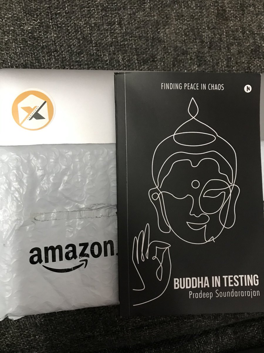 SanjayKumaarr's tweet photo. Finding peace in chaos!!
Got my copy. Loving & learning from every line of #BuddhaInTesting. ❤️
Huge respect for you @testertested 🙏🏻🙏🏻
@moolyatesting #testing #testingbook https://t.co/uOa5Oztnkl