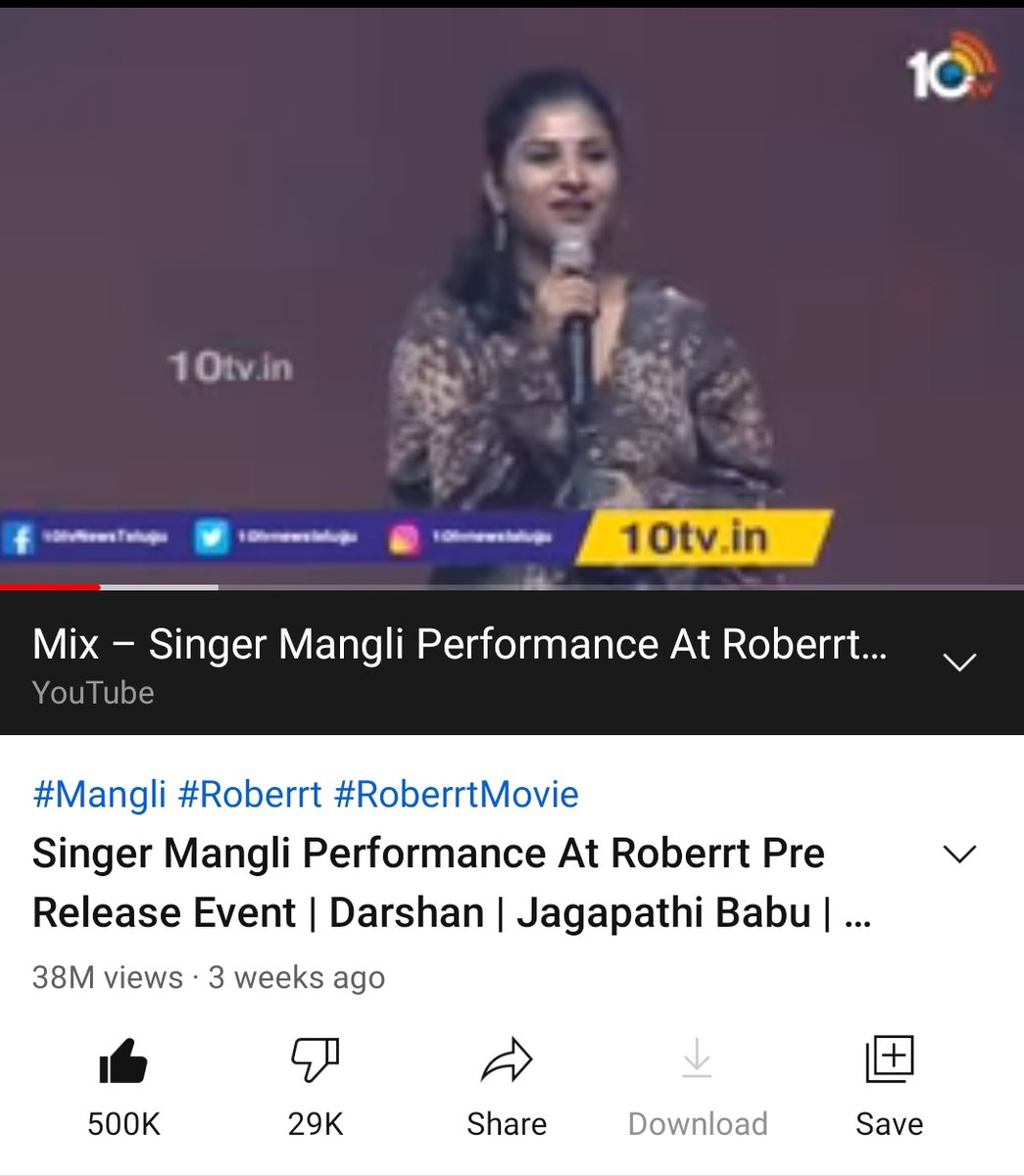arjunDBoss11's tweet photo. 500k likes with 38M views 🔥🔥🔥🔥😍 most viral song of the year 😍💖
#DBoss
#Roberrt
#RoberrtRunningSuccessfully
#RoberrtGiganticFamilyHit
#roberrtprereleaseevent
@dasadarshan
@TharunSudhir
@DBossTrends @Dcompany171 https://t.co/sscivBLezq