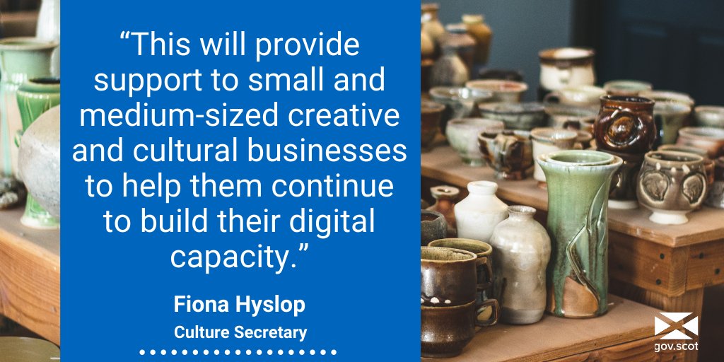 CreativeInver's tweet photo. A new £1m digital support programme for creative &amp; cultural businesses has been launched, including grants to build digital capacity, courses to increase confidence &amp; workshops to mentor artists &amp; cultural organisations

#creativeinverclyde | #funding

https://t.co/DXdpkec9pu https://t.co/p82z4aSwBk