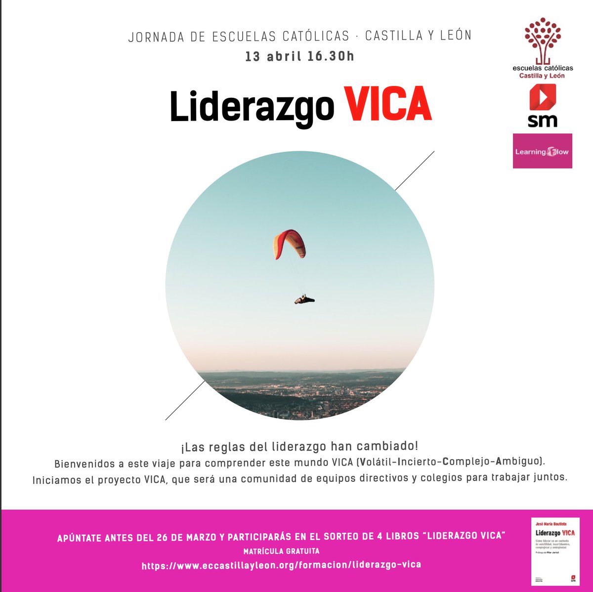 jmbautista2's tweet image. Os invitamos a las Jornadas de Escuelas Católicas de Castilla y León y LearningFlow, con @PilarJerico @jmbautista2 @mar_i_ola Presentamos el “Proyecto VICA” y el nuevo libro “Liderazgo VICA”. Matrícula gratuita y abierta: eccastillayleon.org/formacion/lide…