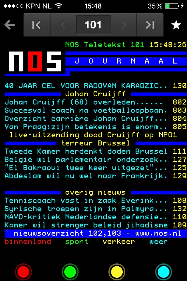 Vijf jaar geleden alweer. Ook toen een roerige tijd. Pagina 101 was te klein.