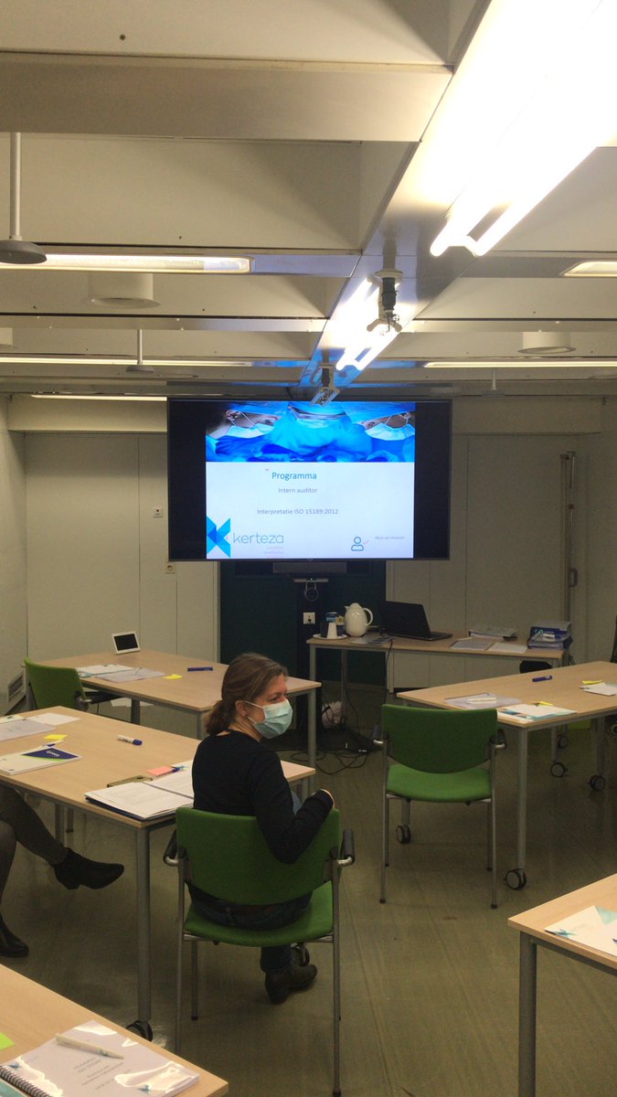groezen_van's tweet photo. We gaan zo starten met de 2 dgs training Intern auditor.
Op locatie, Coronaproof https://t.co/vN68FQPOLM
