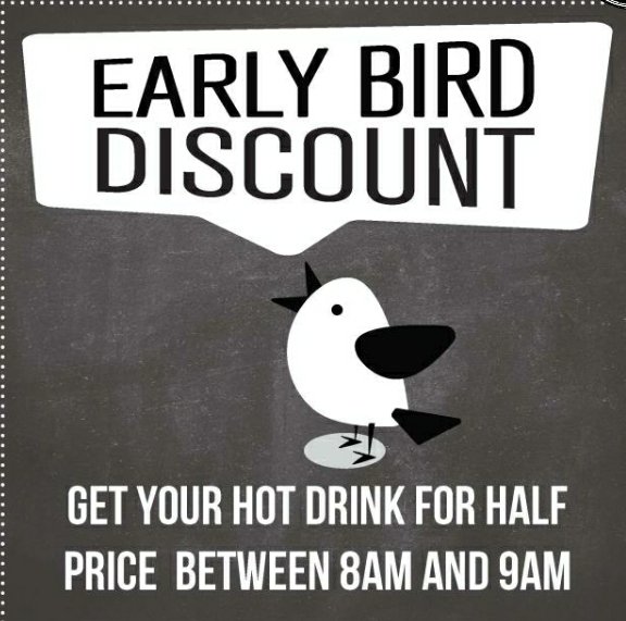 DCaterlink's tweet photo. Get a half price hot drink between 8am and 9am @BilboroughCol using the 93'App #coffee #cupoftea #apptastic @CTLBilborough @caterlink_ltd https://t.co/w5fNazAIhO