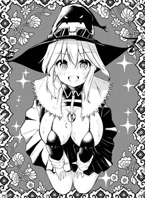 お絵描き配信中にフォロワーさんから頂いたリクエスト絵
魔女っ子ちゃん。おっぱいは盛った 